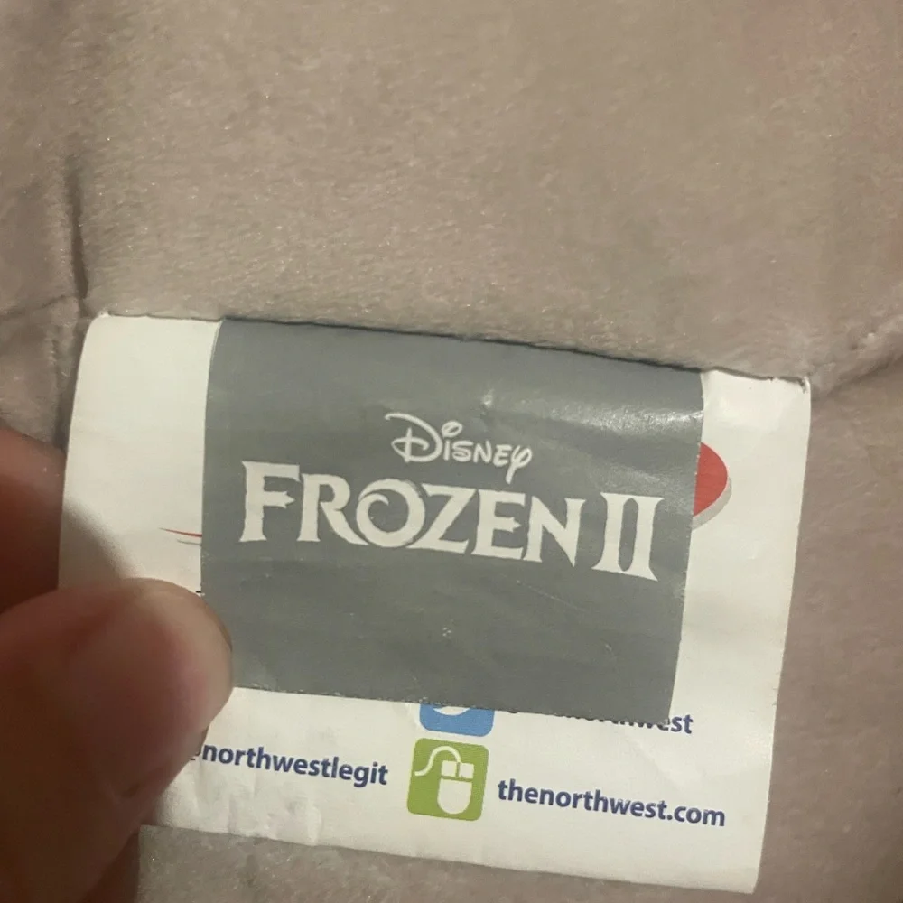 Disney Frozen II Plush Pillow in‎ Beige and Gray